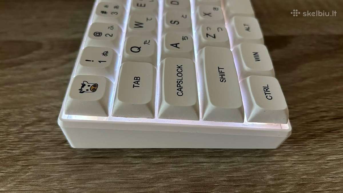 Rk61 Milky Yellow Pro Doubleshot Pbt