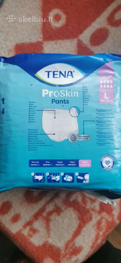 Tena Proskin pants sauskelnės - kelnaitės L - nuotraukos Nr. 3
