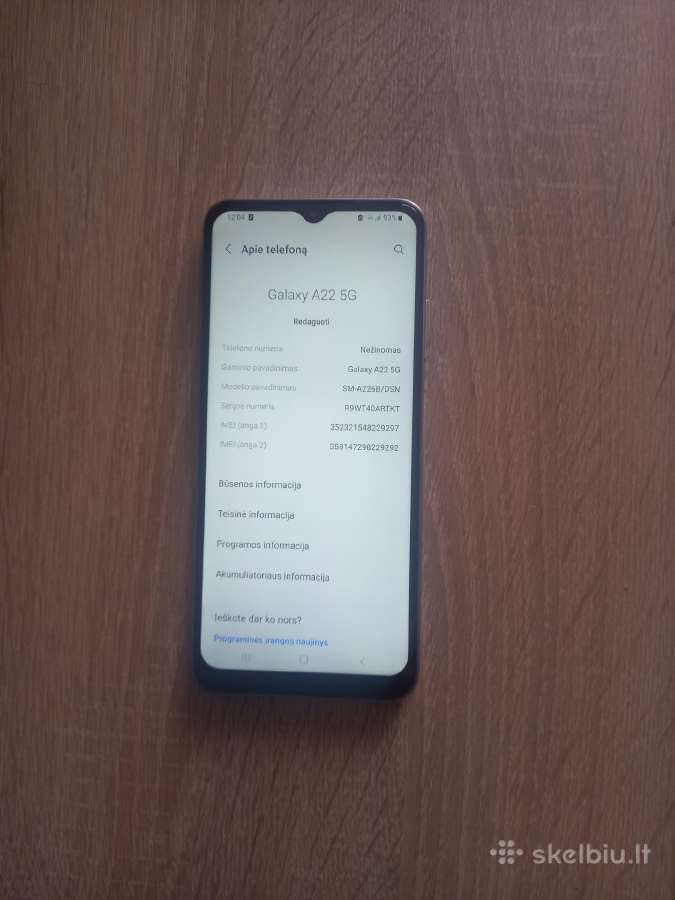 Samsung a22 5G 64gb - nuotraukos Nr. 3