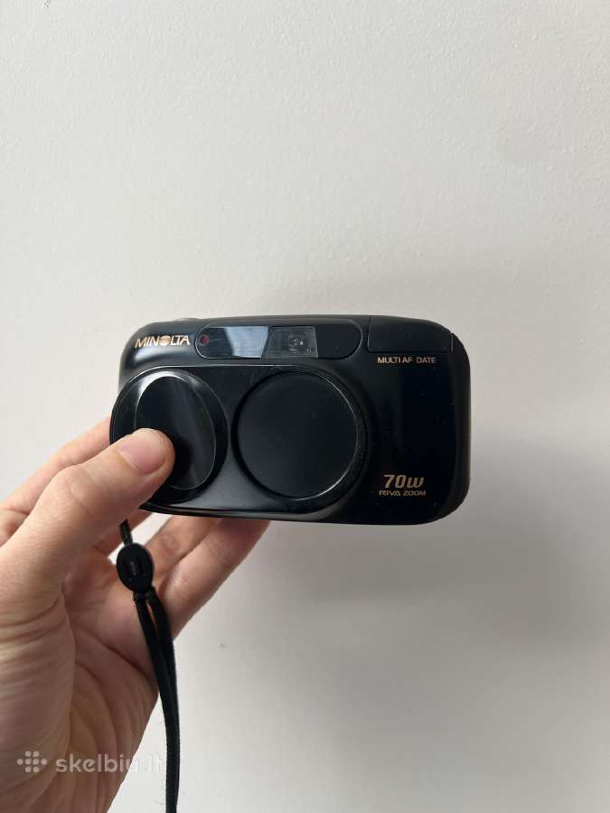 Minolta riwa zoom juostinis fotoaparatas