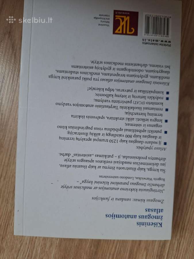Kišeninis žmogaus anatomijos atlasas 2019m. - nuotraukos Nr. 4