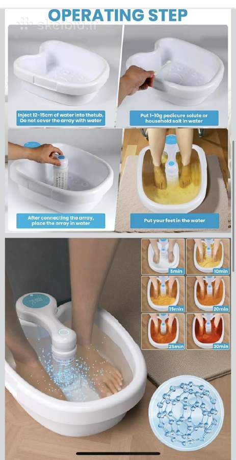 Ionic Foot Spa – joninė pėdų vonelė - nuotraukos Nr. 3