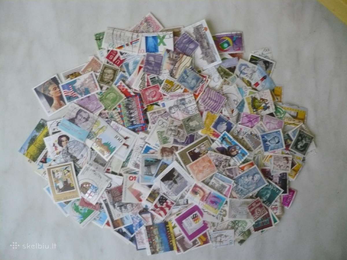 Skirtingu pašto ženklu rinkinys Nr30 , viso 500vnt - nuotraukos Nr. 3