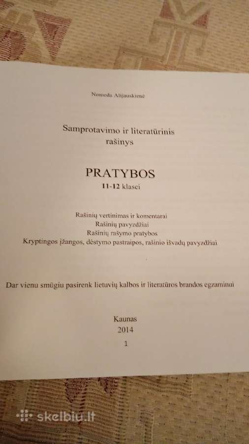 Samprotavimo ir literatūrinis rašinys - nuotraukos Nr. 2