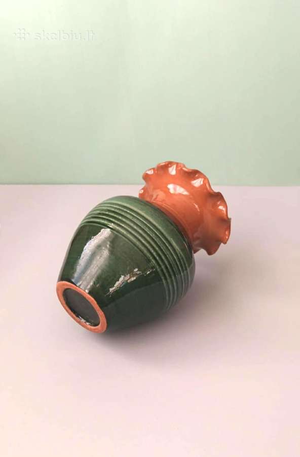 Keraminė vaza, 17cm - nuotraukos Nr. 2