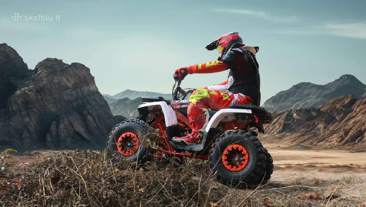 Egl Motor vaikiškas benzininis keturratis The125