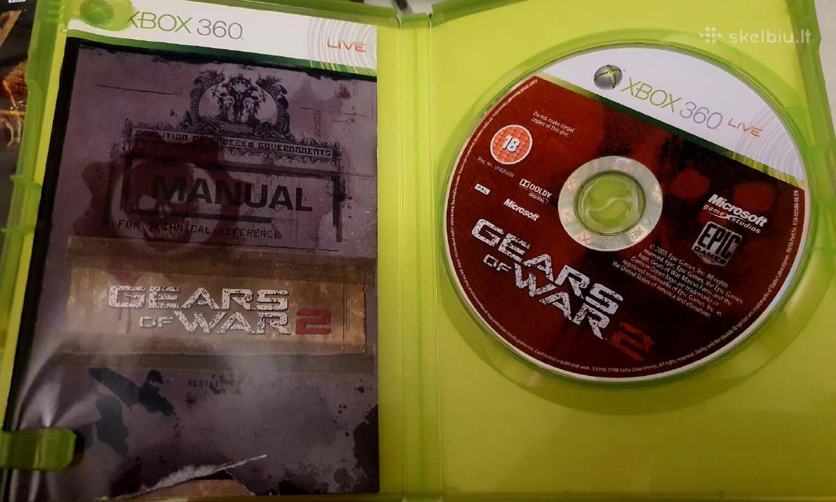 Gears of War 2 Xbox 360 - nuotraukos Nr. 2