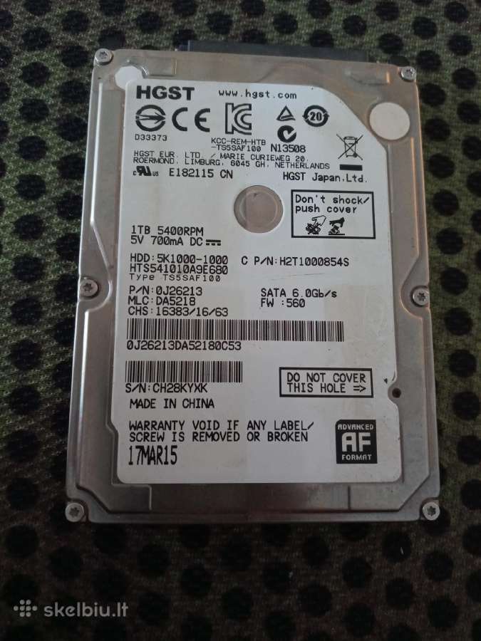 [41 €] - 640gb Toshiba 41 eur. (patikrintas) - nuotraukos Nr. 21