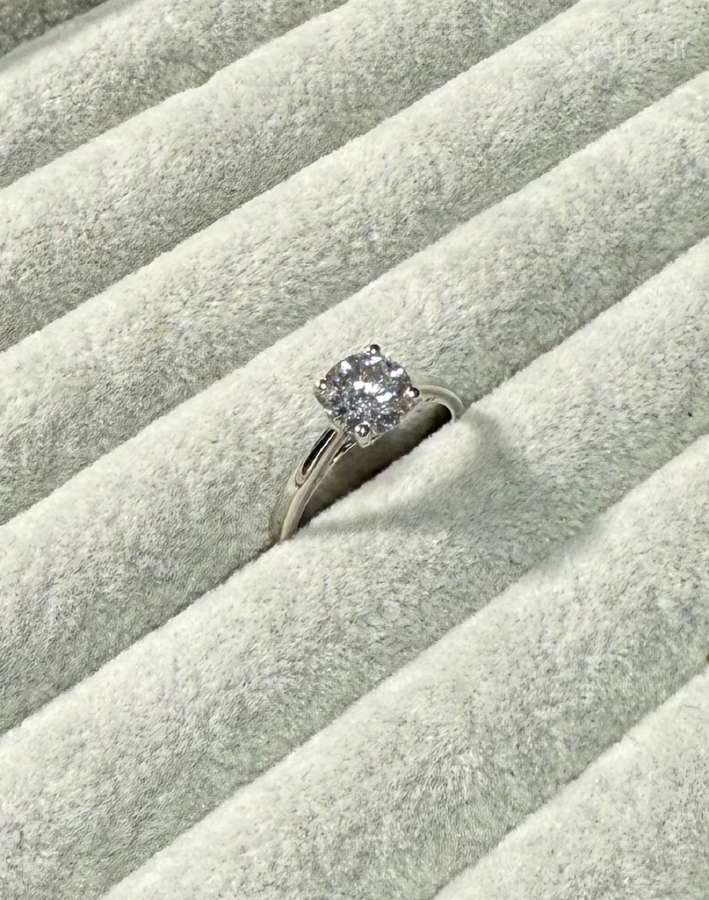 Auksinis žiedas su 1,5ct deimantu - nuotraukos Nr. 4