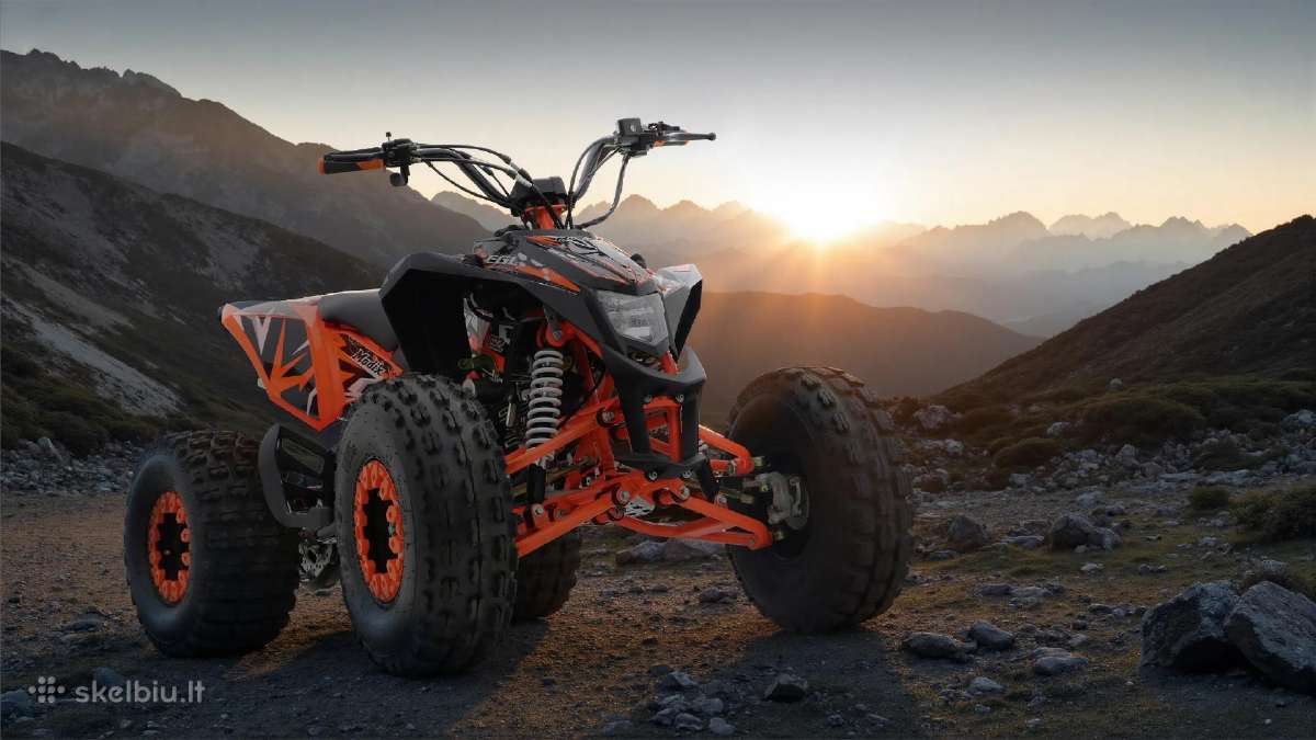 Egl Motor Vaikiškas benzininis keturratis Madix110 - nuotraukos Nr. 2