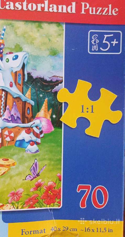 Dėlionė Puzzle, Castorland "Hansel & Gretel" 70det - nuotraukos Nr. 3