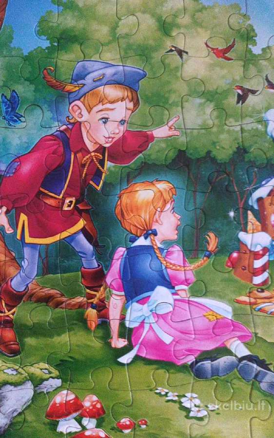 Dėlionė Puzzle, Castorland "Hansel & Gretel" 70det - nuotraukos Nr. 4