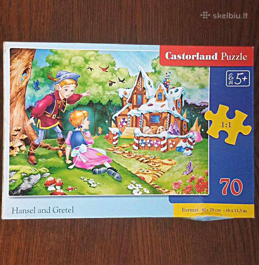 Dėlionė Puzzle, Castorland "Hansel & Gretel" 70det