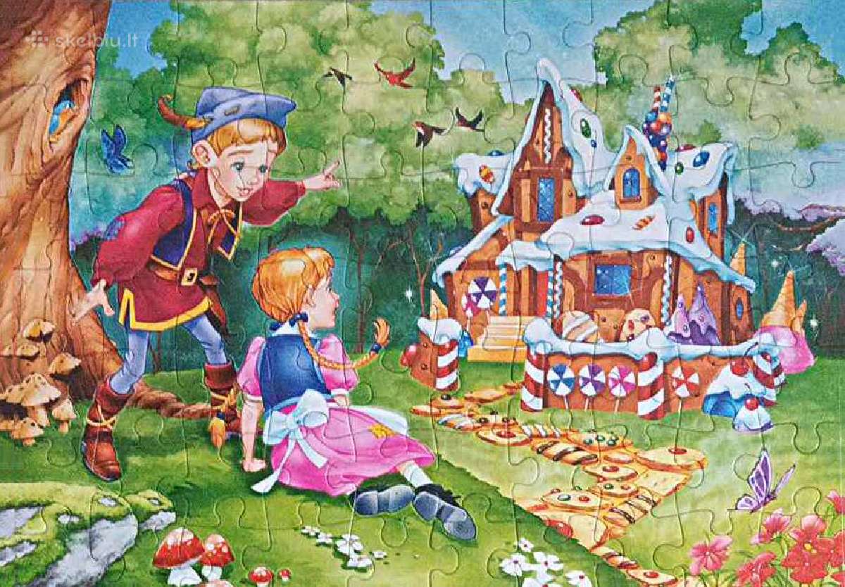 Dėlionė Puzzle, Castorland "Hansel & Gretel" 70det - nuotraukos Nr. 2