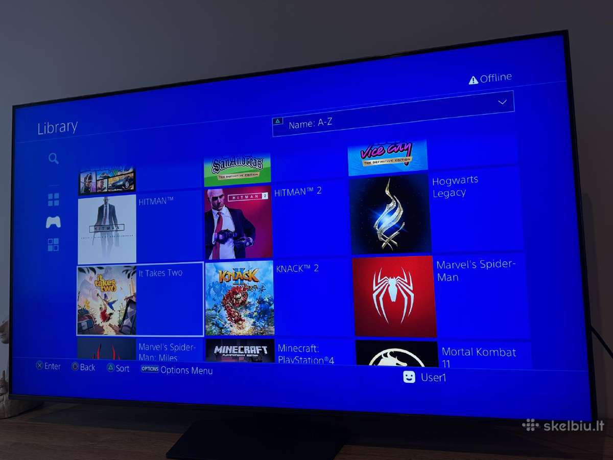 Playstation 4 Slim +30 žaidimų - nuotraukos Nr. 3