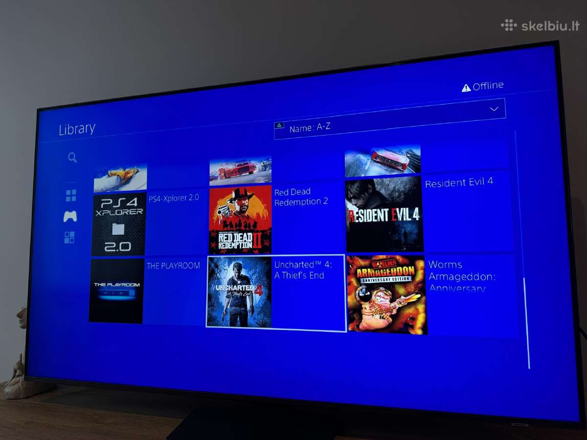 Playstation 4 Slim +30 žaidimų - nuotraukos Nr. 5