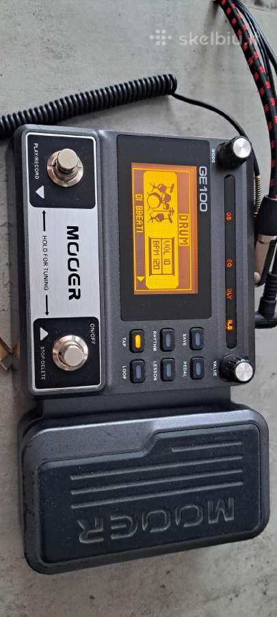Gitaros procesorius Mooer Ge100 - nuotraukos Nr. 3
