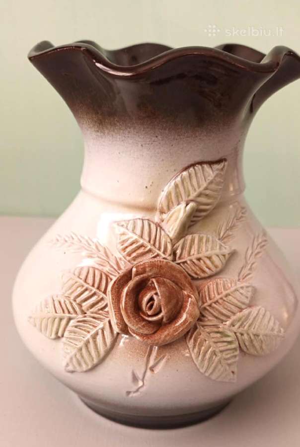 Keraminė vaza, 14cm aukštis - nuotraukos Nr. 3