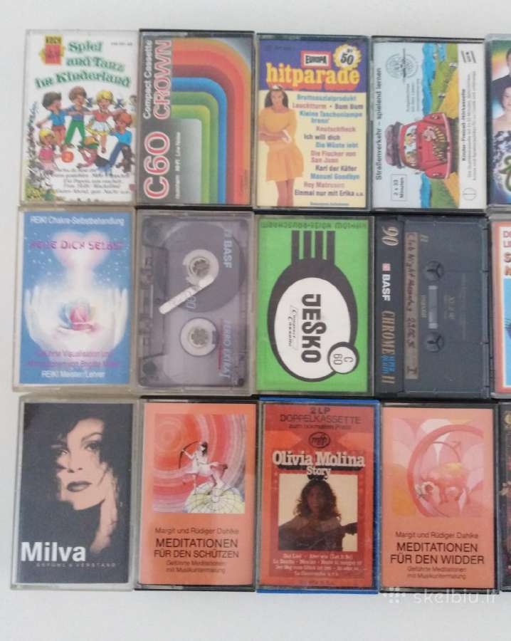 Audio magnetofono kasetes Mc ivairios - nuotraukos Nr. 2