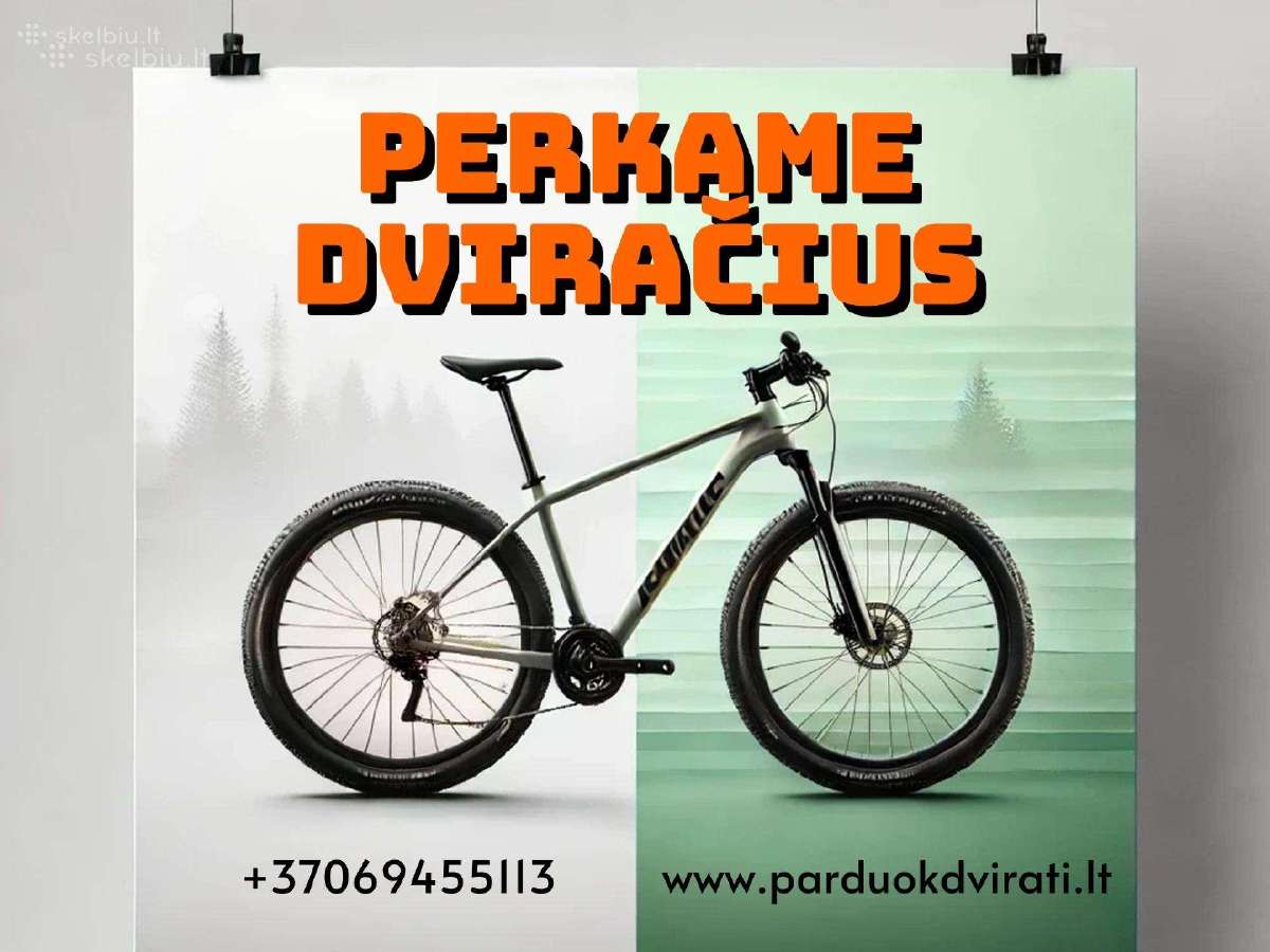 Perkame dviračius, dviračių supirkimas