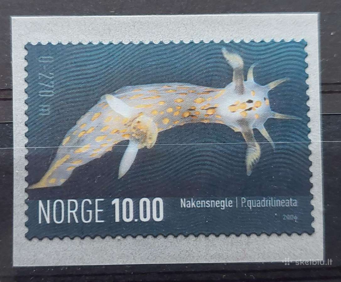 Norvegija 2006 jūros fauna, švarus, Michel 1572