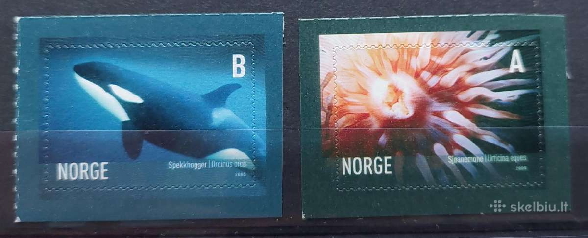 Norvegija 2005 jūros fauna, švarus, Michel 1544-15