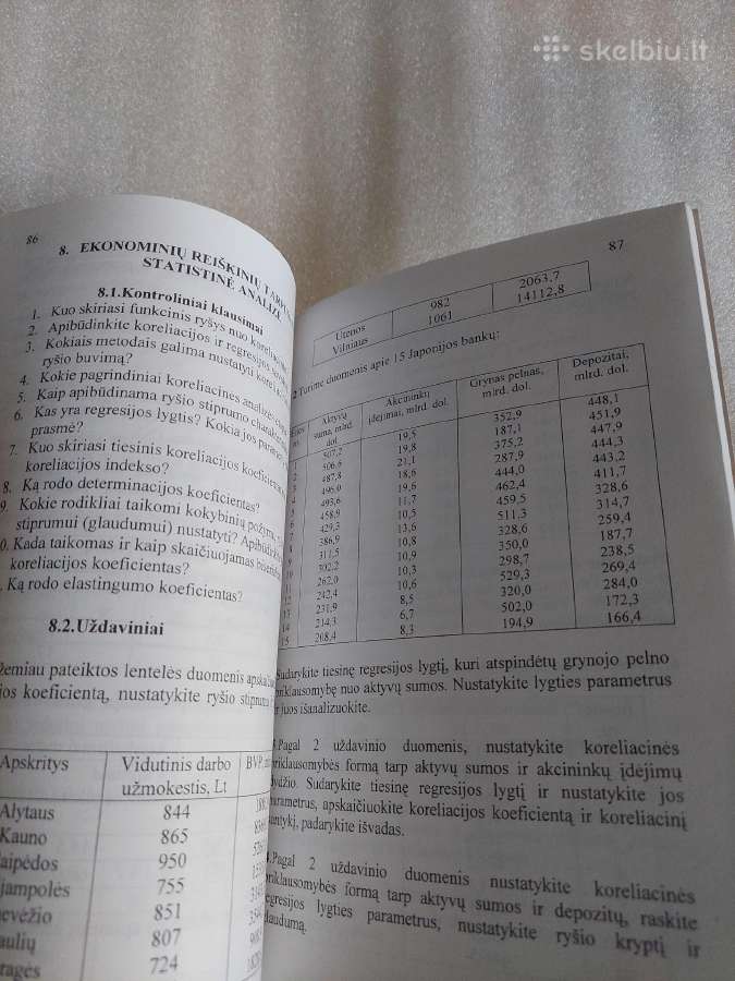 Ekonominės statistikos uždavinynas - nuotraukos Nr. 6