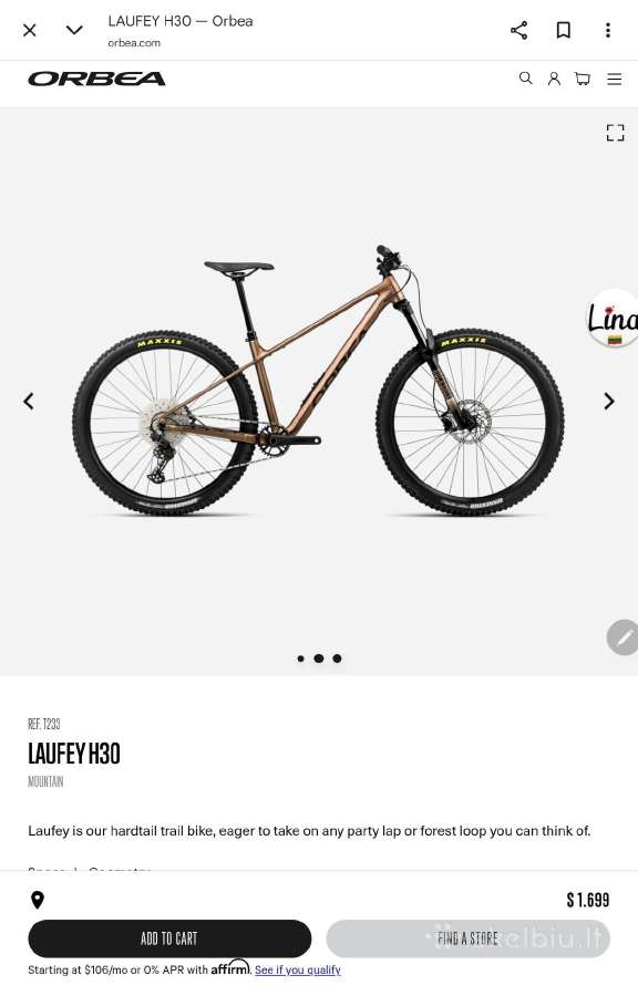 Orbea laufey h30 2026
