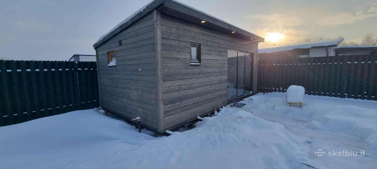 Karkasinė Pirtis 3x6 Kubilai su LED apšvietimu - nuotraukos Nr. 4