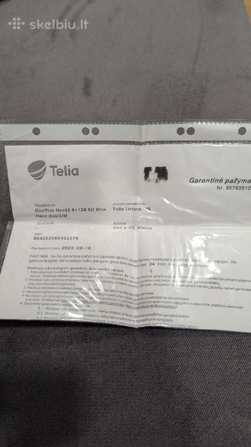 Oneplus Nord 2 8gb/128 GB - nuotraukos Nr. 5