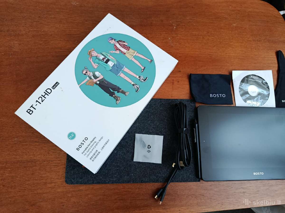 Grafinė planšetė Bosto 12hd 180€ - nuotraukos Nr. 2