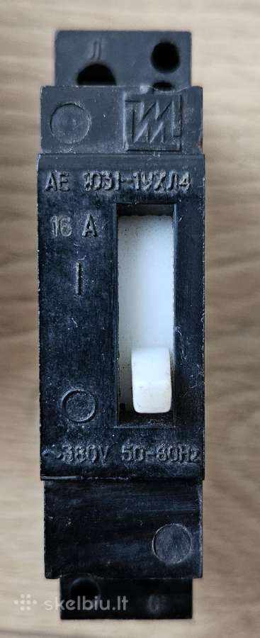 Automatiniai jungikliai 16a-2vnt., 25a-1vnt.