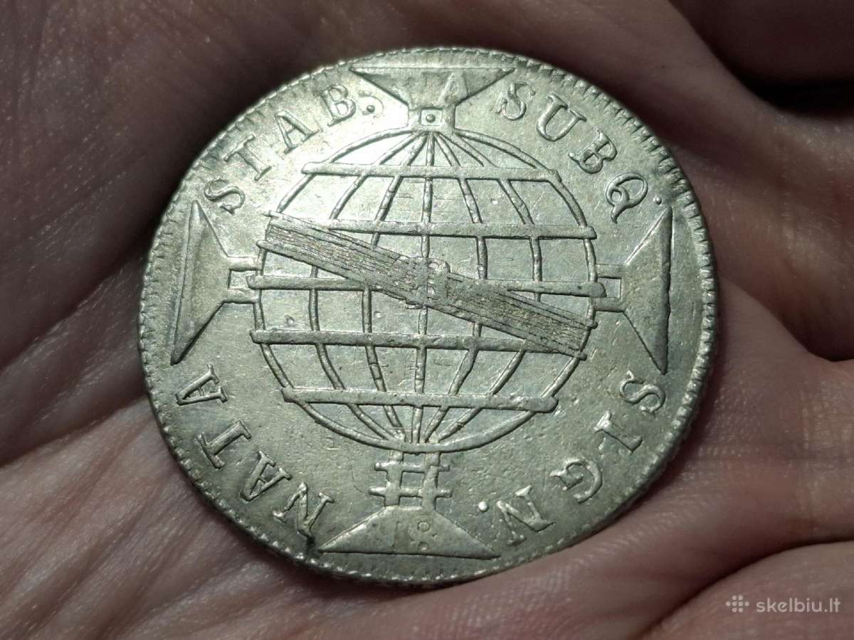 Brazilija 960 reis 1816 sidabras - nuotraukos Nr. 2