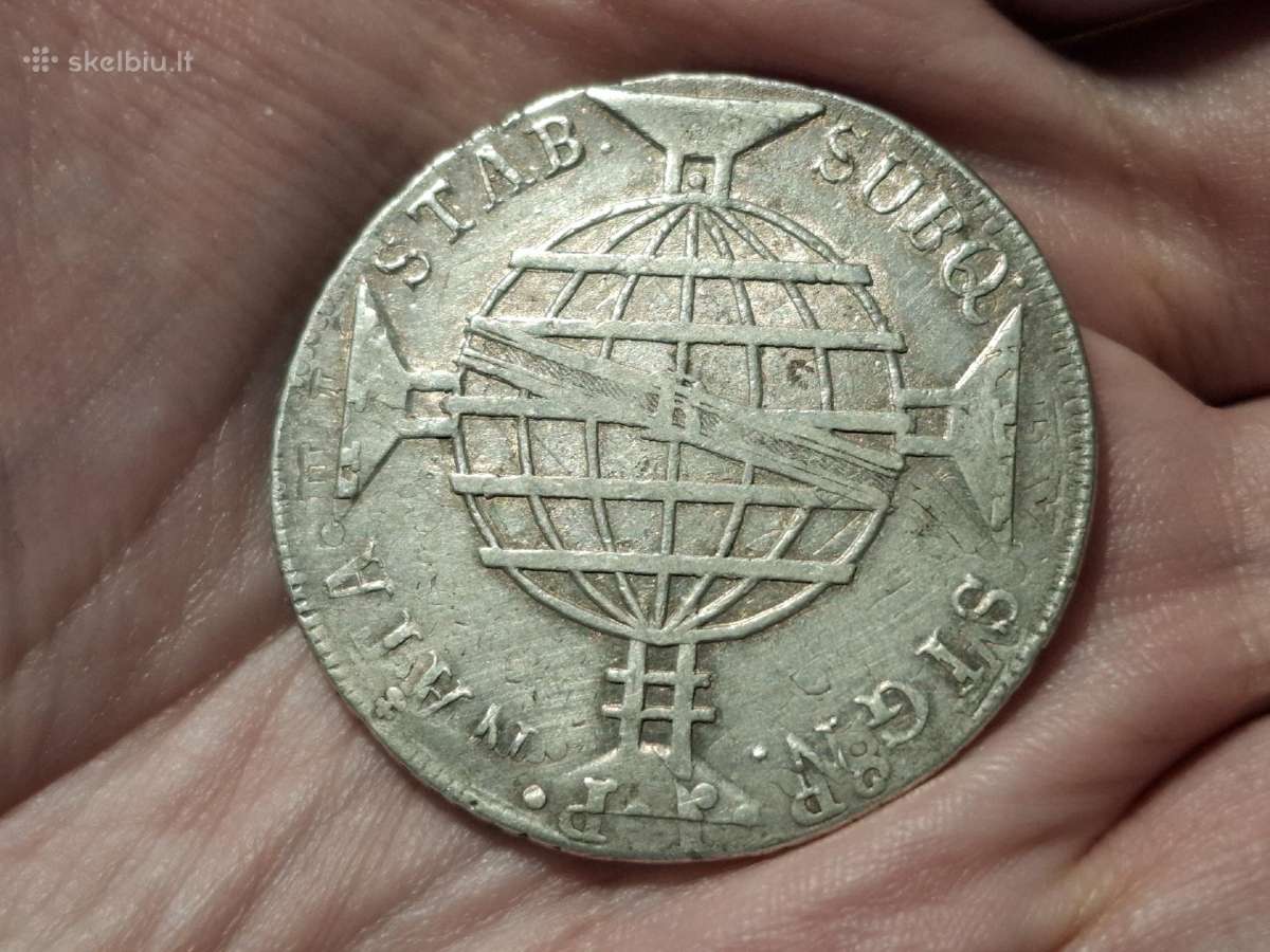 Brazilija 960 reis 1817 sidabras - nuotraukos Nr. 2