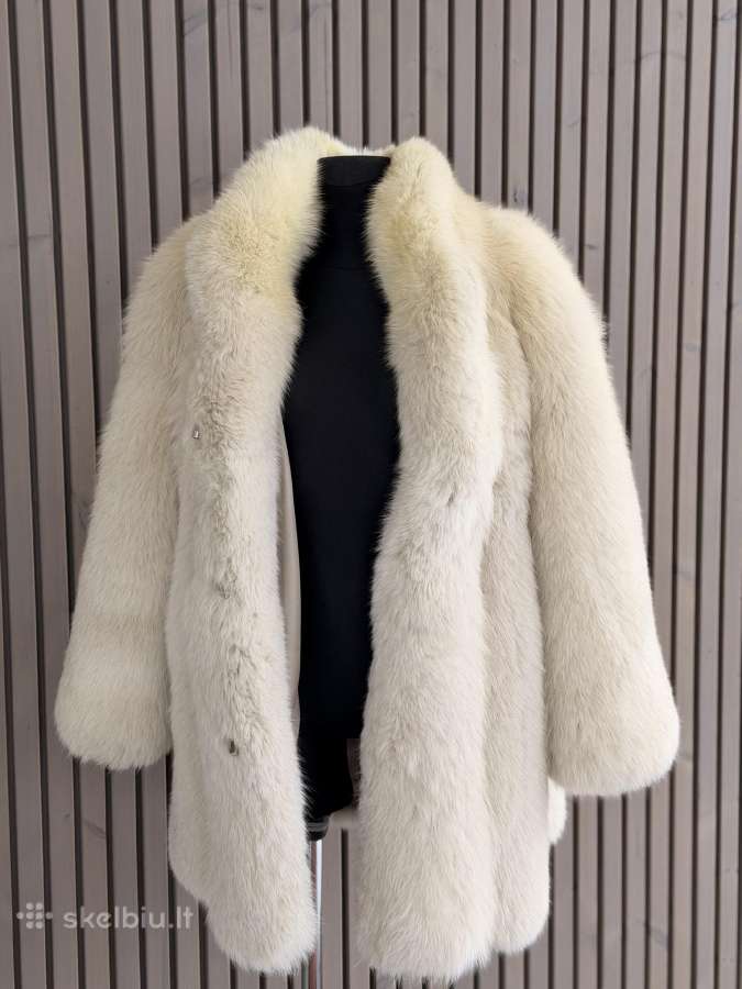 Baltos lapės kailiniai - nuotraukos Nr. 6