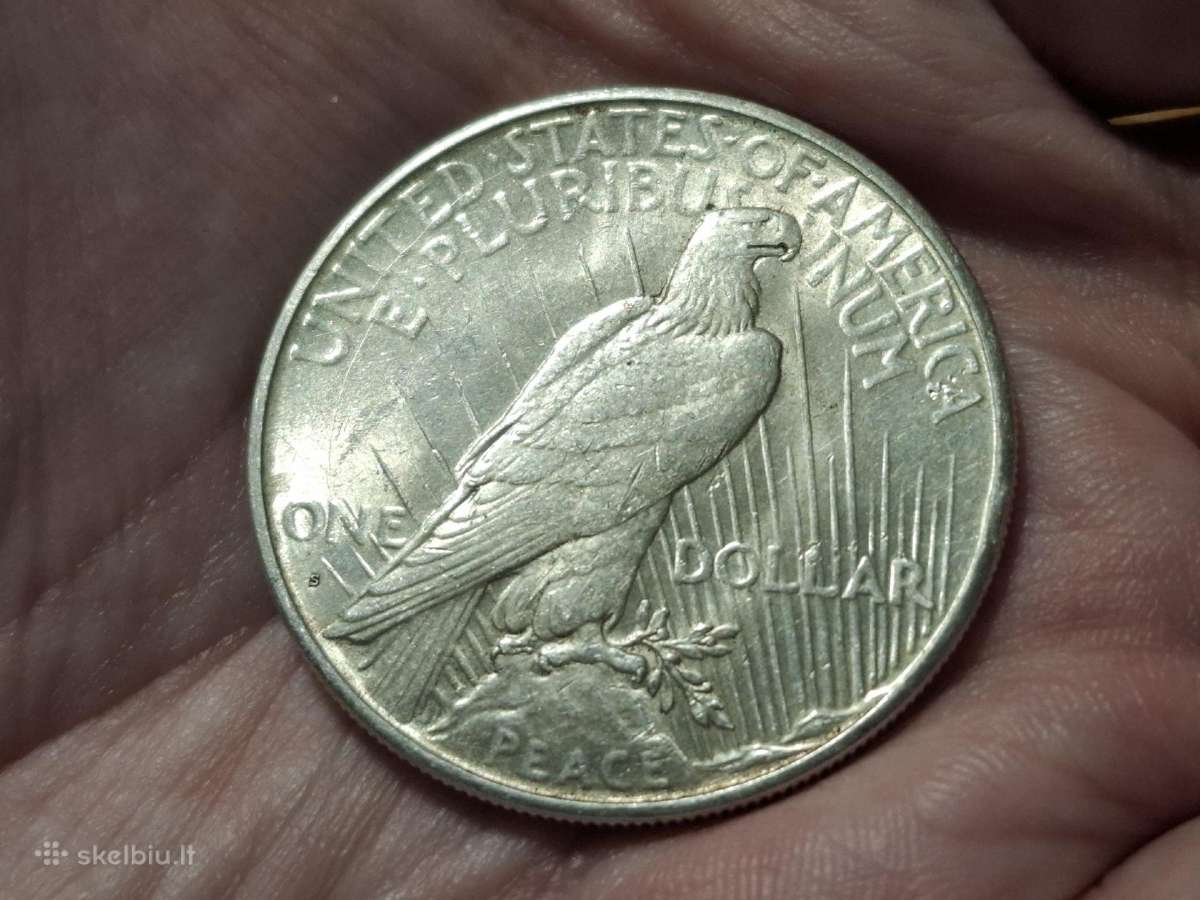 JAV 1 doleris 1925 S sidabras