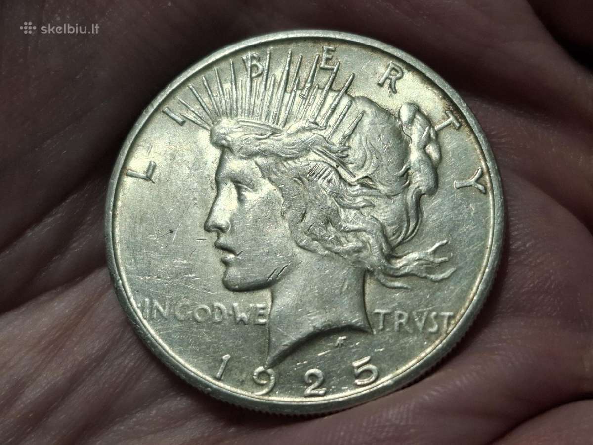 JAV 1 doleris 1925 S sidabras - nuotraukos Nr. 2