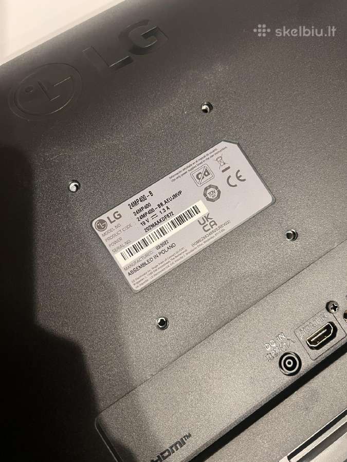 LG 24mp400-b Full HD 75hz Ips monitorius - nuotraukos Nr. 2