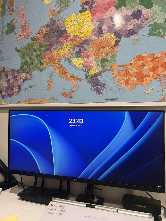 LG 34wn700 34 Ultrawide Ips 3440x1440 75hz - nuotraukos Nr. 2