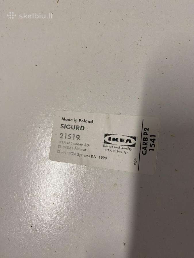 Ikea Sigurd du balti prieškambario suolai - nuotraukos Nr. 3