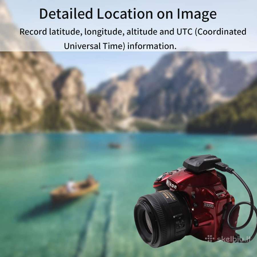 GPS imtuvas Nikon fotoaparatams GPS для Nikon - nuotraukos Nr. 3