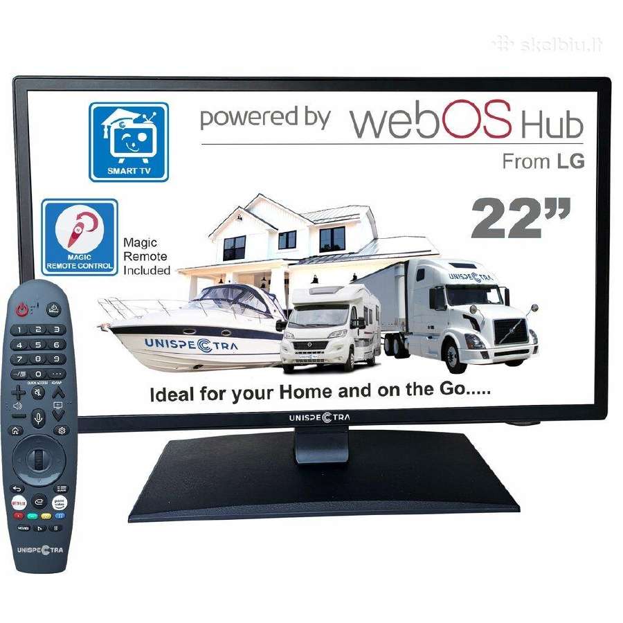 16"-19"-22" HD LED Smart Televizorius Unispectra - nuotraukos Nr. 9