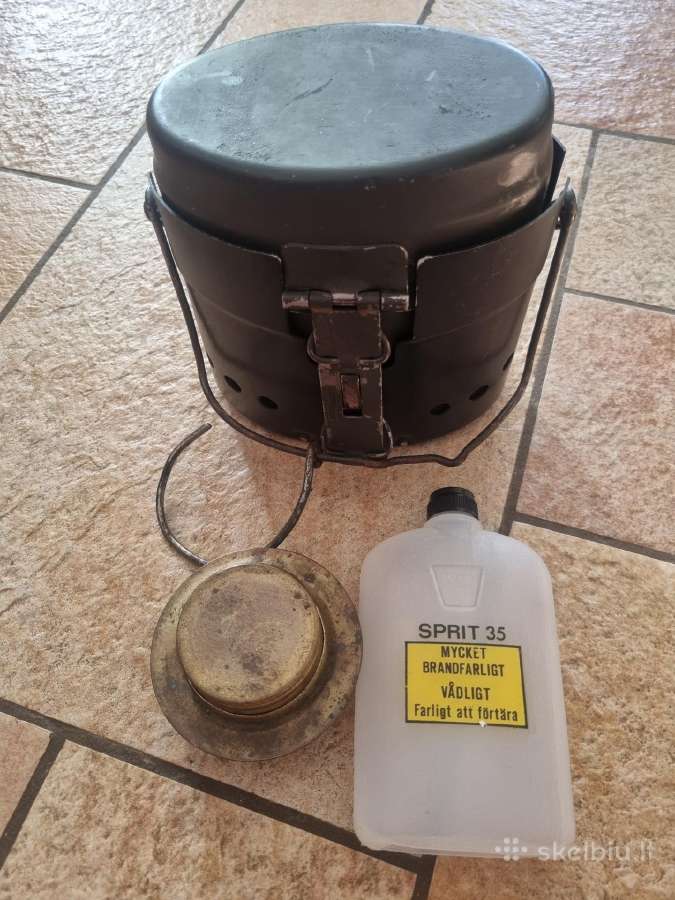 Švedijos kariuomenės plieninis katiliukas