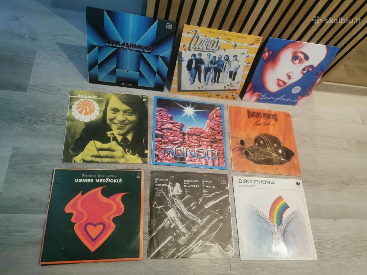 Lietuviškos plokštelės vinilai