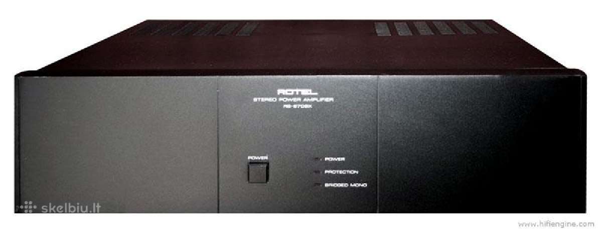 Rotel Rb870bx Galios stiprintuvas, Power Amp