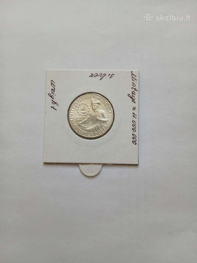 Sidabras JAV 1776-1976 S Kvoteris Unc - nuotraukos Nr. 2