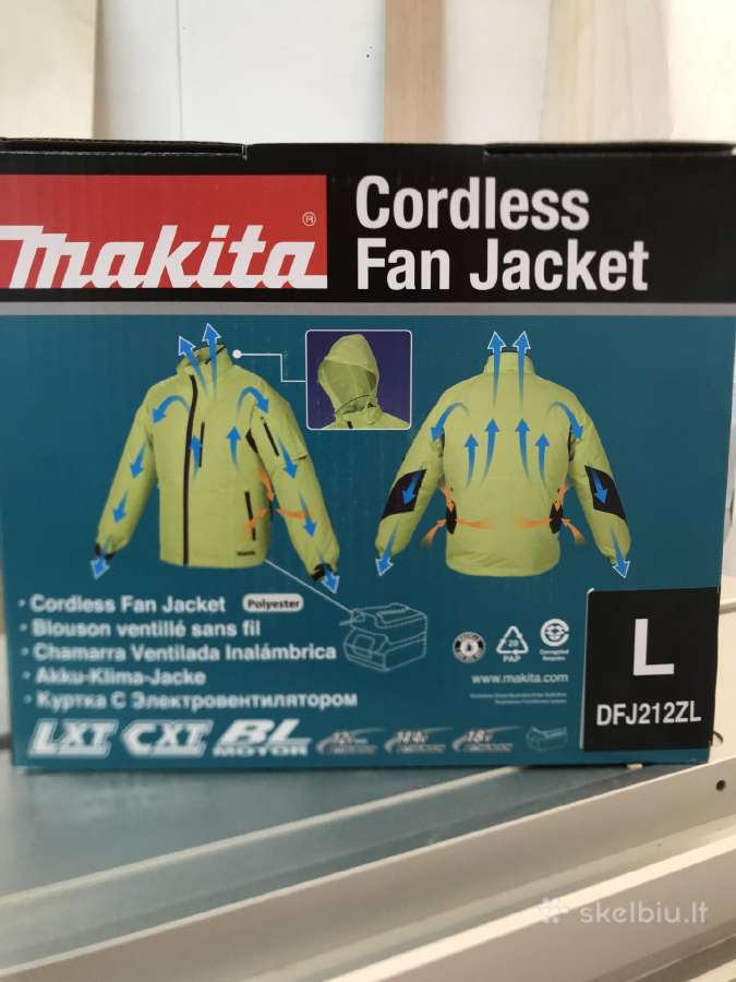 Ventiliuojama striuke Makita Dfj212zl