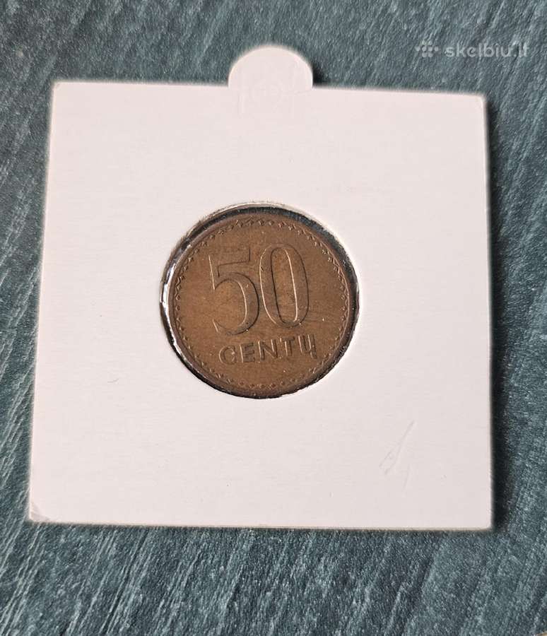 1991 m 50 centų. - nuotraukos Nr. 2