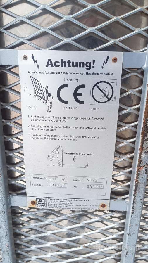 Neįgaliųjų liftas keltuvas - nuotraukos Nr. 3