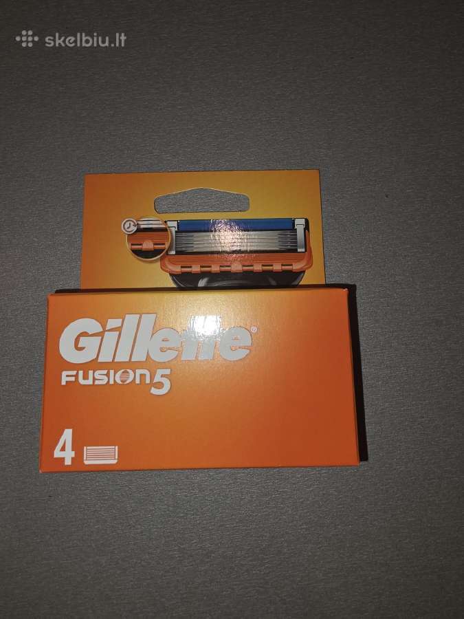 Gillette fussion5 originalus peiliukai vokiski